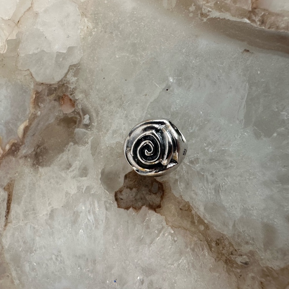 Pandora Silver Rose Bracelet Charm